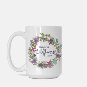 Consider the Wildflowers Mug
