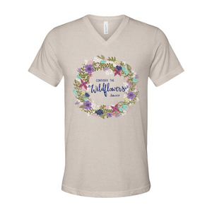 "Consider the Wildflowers" - VNeck