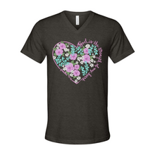 Load image into Gallery viewer, &quot;God is the Strength of My Heart&quot; - VNeck