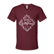 Load image into Gallery viewer, &quot;He is Always Faithful&quot; - VNeck