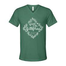 Load image into Gallery viewer, &quot;He is Always Faithful&quot; - VNeck