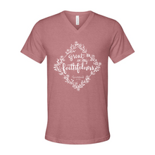 Load image into Gallery viewer, &quot;He is Always Faithful&quot; - VNeck