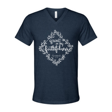 Load image into Gallery viewer, &quot;He is Always Faithful&quot; - VNeck