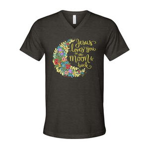 "Jesus Loves You to the Moon and Back" - VNeck