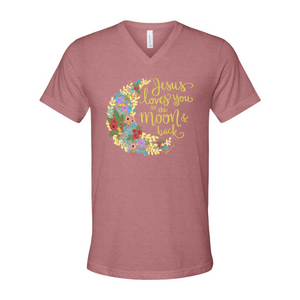 "Jesus Loves You to the Moon and Back" - VNeck