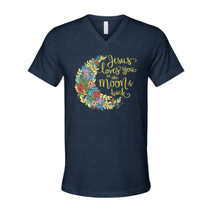 "Jesus Loves You to the Moon and Back" - VNeck