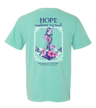 Load image into Gallery viewer, Hope Achors My Soul - Comfort Colors Island Reef
