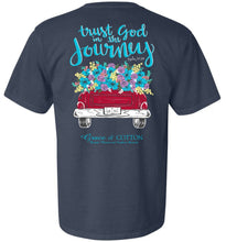 Load image into Gallery viewer, &quot;Trust God in the Journey&quot;- Comfort Colors Denim