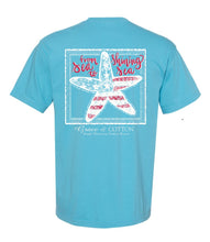 Load image into Gallery viewer, &quot;Sea to Shining Sea&quot;- Comfort Colors Sapphire
