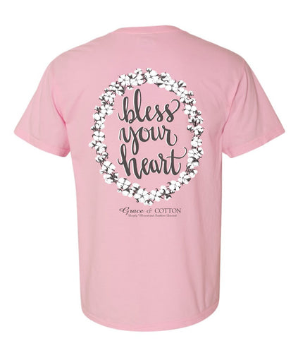 Bless Your Heart - Comfort Colors Blossom