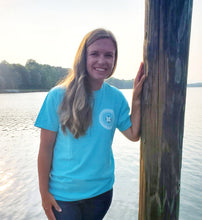 Load image into Gallery viewer, &quot;Let Your Light Shine&quot;- Comfort Colors Lagoon Blue