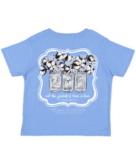 "Mason Jars and Cotton"- toddler