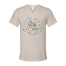Load image into Gallery viewer, &quot;She Can Laugh at the Days to Come&quot; -VNeck