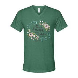 "She Can Laugh at the Days to Come" -VNeck