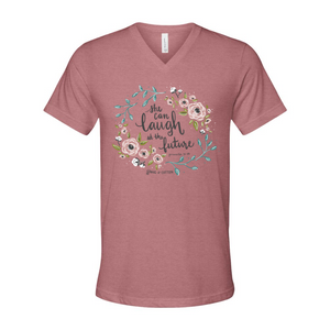 "She Can Laugh at the Days to Come" -VNeck