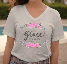 Load image into Gallery viewer, &quot;His Grace is Enough&quot; - VNeck