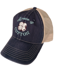 Load image into Gallery viewer, Navy/Ivory Trucker Hat - Grace and Cotton