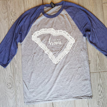 Load image into Gallery viewer, State of Lace - South Carolina Baseball Tee - Grace and Cotton