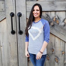 Load image into Gallery viewer, State of Lace - South Carolina Baseball Tee - Grace and Cotton