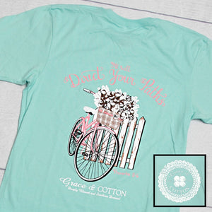 " Bicycle and Cotton"- 2 Colors - Grace and Cotton