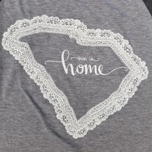 Load image into Gallery viewer, State of Lace - South Carolina Baseball Tee - Grace and Cotton